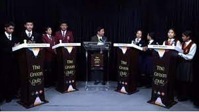 थारपु सरकारी वरिष्ठ माध्यमिक विद्यालय "द ग्रीन क्विज" चैंपियन बना