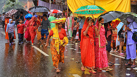 Continuous rainfall in Rajasthan