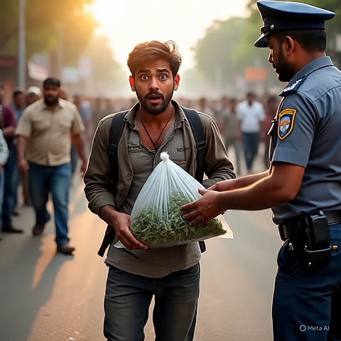 205 kg of ganja recovered from a medicine shop in Basirhat, three smugglers arrested