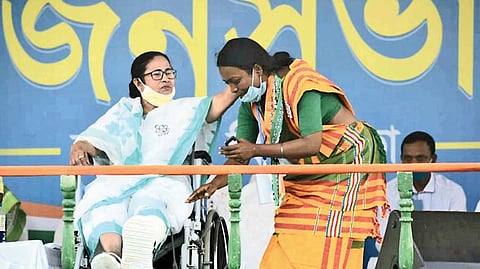 ममता बनर्जी और बीरबाहा हांसदा