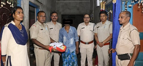 हेरोइन का साथ गिरफ्तार तस्कर 