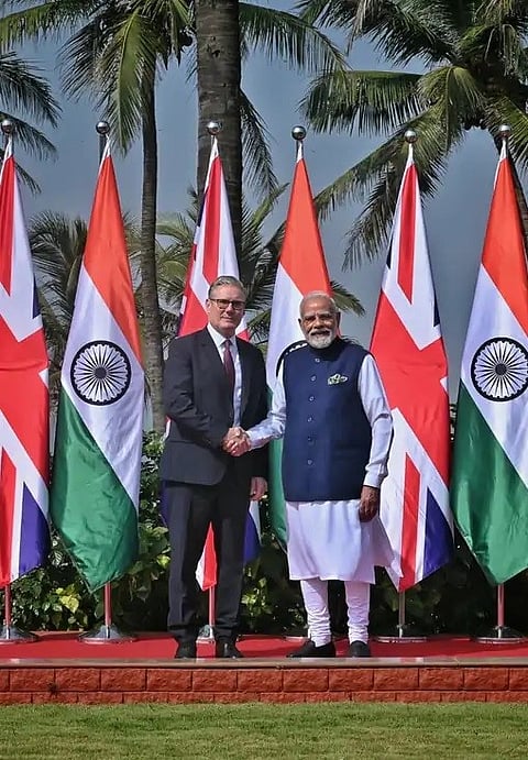 modi and starmer 