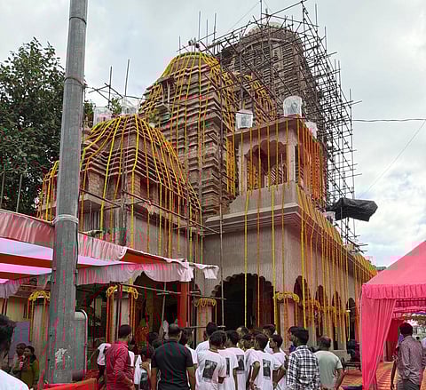 A grand Jagannath temple is being built in Kankinara