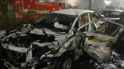 Delhi blast car image