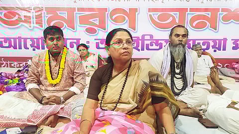 SIR: Matua agitation intensifies in Thakurbari, MP goes on hunger strike