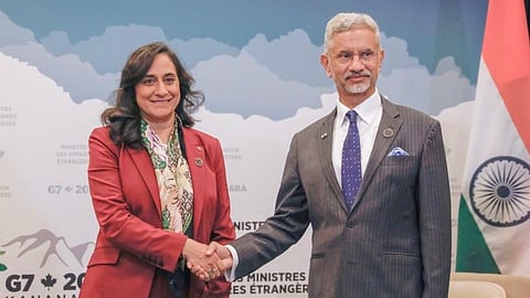 S.jaishankar and Canada Foreign minister anand