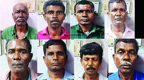 सजा पाने वाले अभियुक्तों की तस्वीर