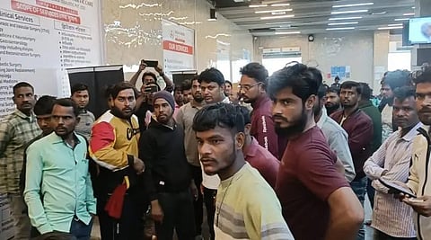 निजी अस्पताल में फिर रोगी की मृत्यु के बाद परिजनों ने किया हंगामा