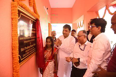 नाकरासता गांव में सामुदायिक भवन का किया गया उद्घाटन