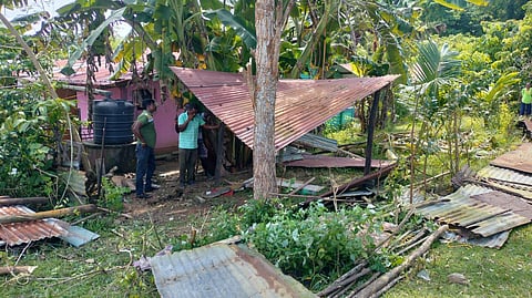 अतिक्रमण हटाने की कार्रवाई के दौरान चल रहे अभियान की तस्वीर