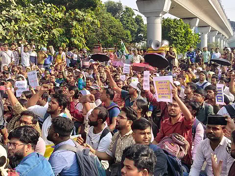 आज फिर SLST के नए उम्मीदवारों का विकास भवन अभियान