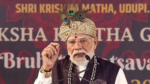 मोदी ने उडुपी श्री कृष्ण मठ से सुझाए 9 संकल्प,  कहा -शांति और सत्य के लिए अत्याचारियों का अंत आवश्यक