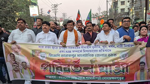 Sukanta Majumdar makes a big political claim in the Parivartan Yatra of Barrackpore!