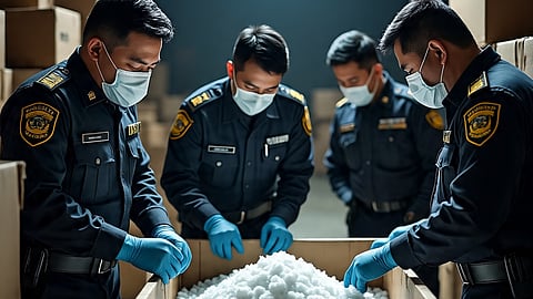 निकोबार पुलिस की कार्रवाई में मेथ की व्यावसायिक खेप जब्त