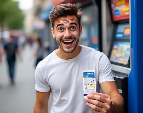 A 140-rupee ticket made him a millionaire; fearing for his safety, the winner went straight to the police station.