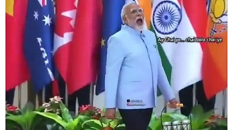 रेड कार्पेट पर पीएम मोदी का चाय बेचते एआई वीडियो कांग्रेस ने डाला, भाजपा ने लिया आड़े हाथों 