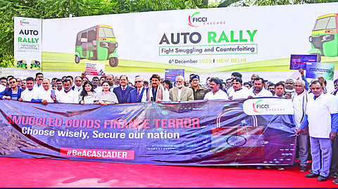 फिक्की ने तस्करी के विरोधी में ऑटो रैली निकाली