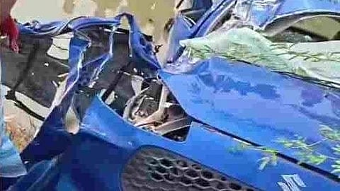 संदेशखाली के शाहजहां मामले का मुख्य गवाह सड़क हादसे में घायल, बेटे और चालक की मौत