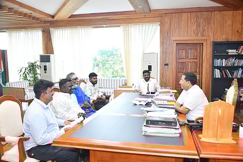 पंचायत प्रतिनिधिमंडल ने मुख्य सचिव से जनसमस्याओं पर की चर्चा