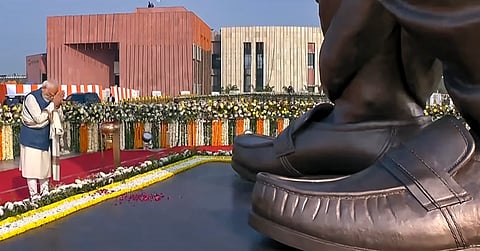 प्रधानमंत्री ने 'राष्ट्र प्रेरणा स्थल' को किया देश को समर्पित, इतने करोड़ में बना है विशाल परिसर
