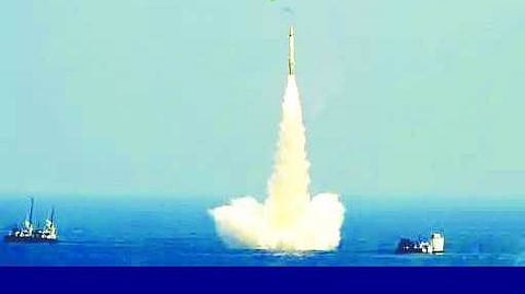 K-4 बैलिस्टिक मिसाइल का सफल परीक्षण