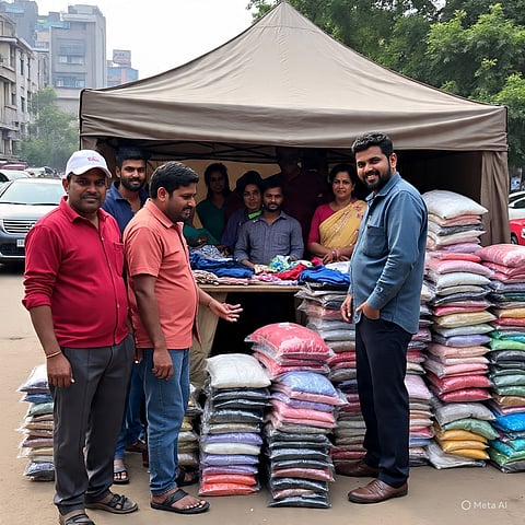 क्लोथशेयर पहल से ब्रिचगंज चौराहे पर 100 से अधिक परिवारों को मिली राहत