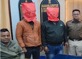 Two drug traffickers arrested with 'power' used to adulterate heroin.