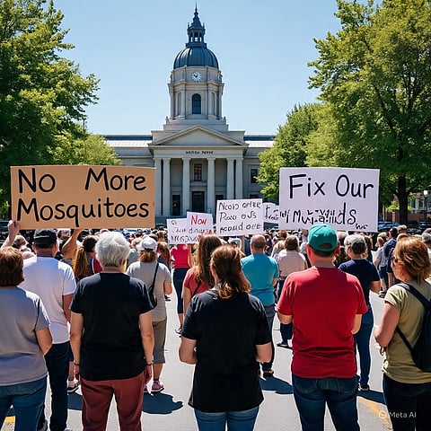 सॉल्ट लेक निवासी हुए एकजुट, मच्छर और सड़क समस्याओं से राहत की मांग