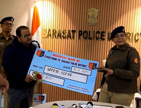 Barasat district police have set a target to double the 'recovery' rate of cyber fraud cases in the new year.