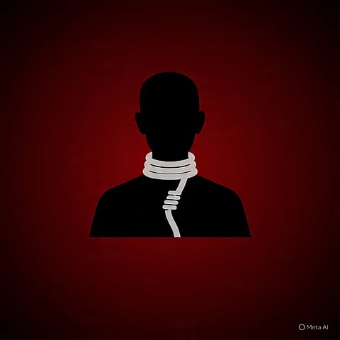 A mother killed her 3-year-old daughter and then attempted suicide by hanging herself, but a torn dupatta (scarf) saved the woman's life.