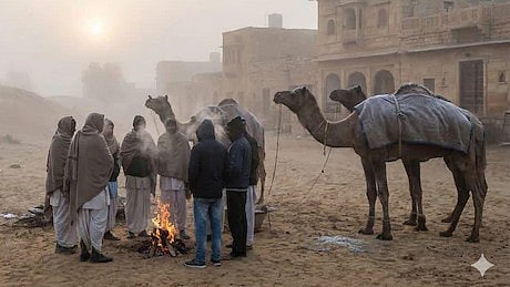 राजस्थान में कड़ाके की सर्दी, घने कोहरे से जनजीवन प्रभावित