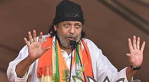 भाजपा नेता एवं अभिनेता मिथुन चक्रवर्ती 