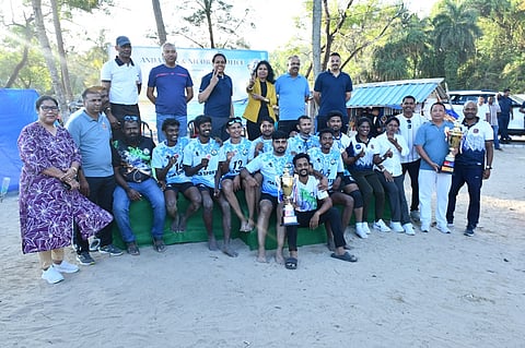 अंडमान तथा निकोबार पुलिस द्वारा कार्बाइंस कोव समुद्री तट में वॉलीबॉल टूर्नामेंट का समापन