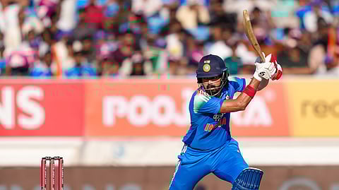 राहुल के नाबाद शतक से भारत के 7 विकेट पर 284 रन