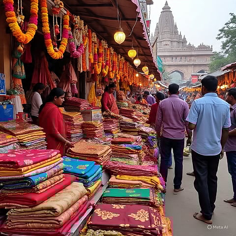 सरस्वती पूजा से पहले बाजारों में रौनक: तैयारी और खरीदारी का उत्साह