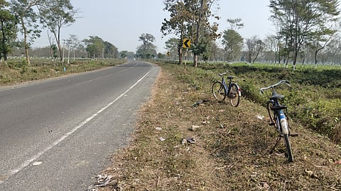 दुर्घटनाग्रस्त क्षेत्र का फोटो
