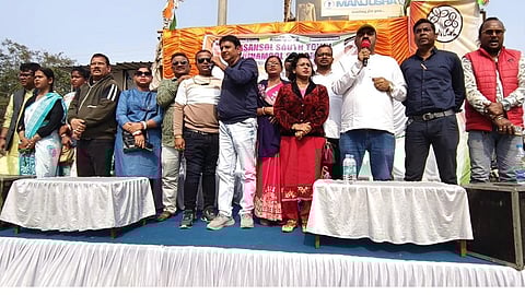 राष्ट्रीय मतदाता दिवस पर SIR का किया गया विरोध