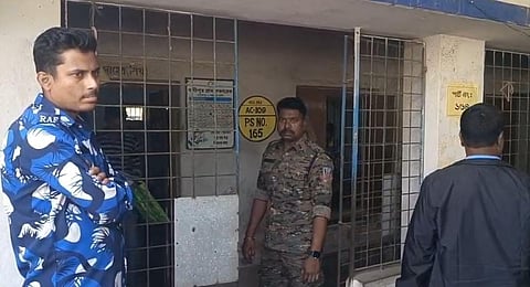 RAF personnel were deployed at the SIR hearing center in Khardaha.