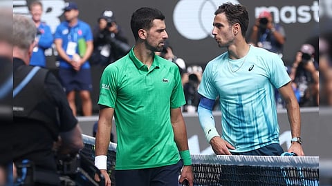 Australian Open : जोकोविच भाग्य के सहारे सेमीफाइनल में 