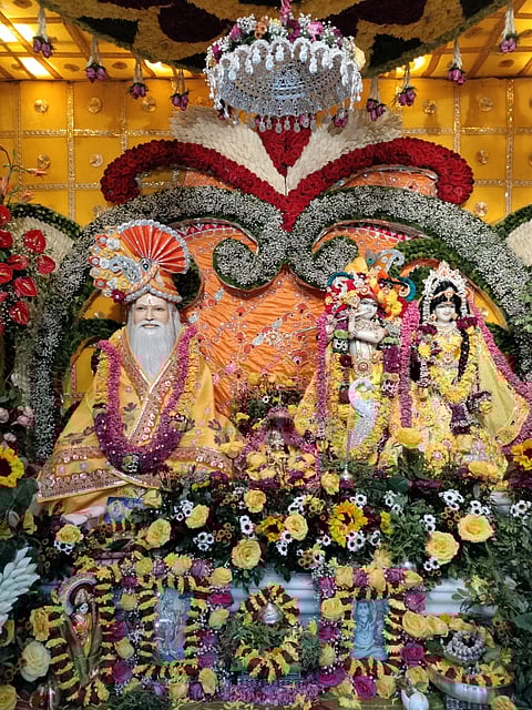 धूमधाम से संपन्न‌ हुआ बिहारीजी का बसंत महोत्सव व मंदिर स्थापना का रजत जयंती वर्ष 