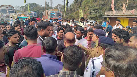 बेलगाम हाईवा ने राहगीर को कुचला