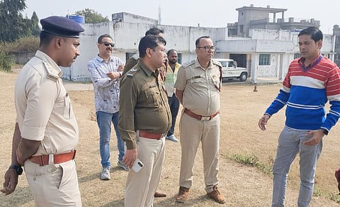 दमकल स्टेशन के लिए भूमि का किया गया प्रशासनिक निरीक्षण