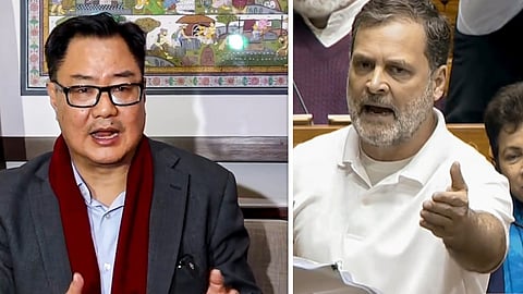 राहुल गांधी के आरोपों का किरेन रीजीजू ने दिया जवाब, क्या बोले?