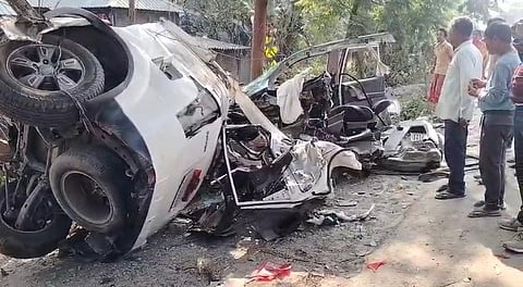 क्षतिग्रस्त वाहन 