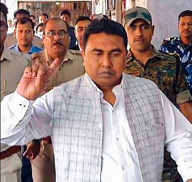 "I am a victim of a political conspiracy," Sheikh Shahjahan said in the Barasat court.