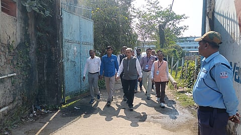 माध्यमिक परीक्षा केंद्रों के निरीक्षण पर पहुंचे बोर्ड अध्यक्ष 