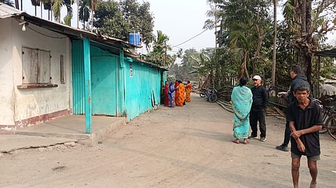 घटना के बाद सुनसान पड़ा इलाका