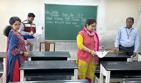 HS परीक्षा : अलर्ट मोड में केंद्र, चल रही तैयारियां