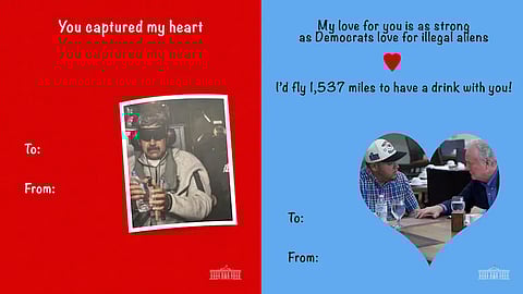 व्हाइट हाउस से मादुरो के लिए वैलेंटाइन डे का संदेश : "You Captured My Heart"