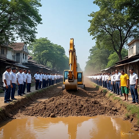 Two groups clash over filling of pond in Khardah, 5 injured